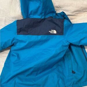 The North Face Kids Two-Tone Blue Raincoat